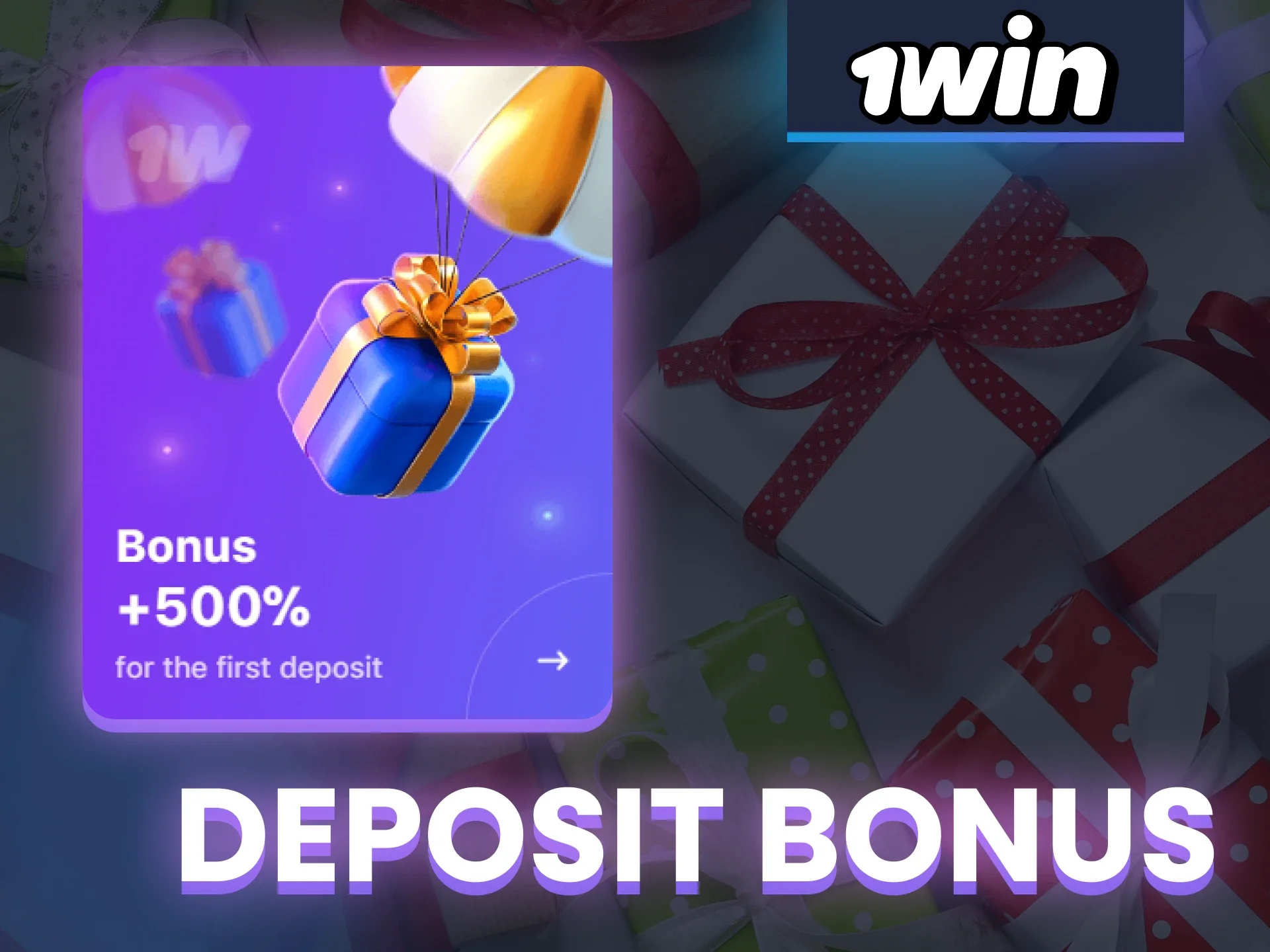 1win gives a bonus when replenishing a deposit to play in a live casino.